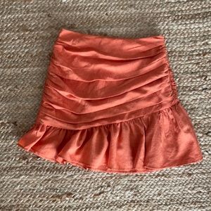 Atoir Outside Today Skirt in Sunset Orange